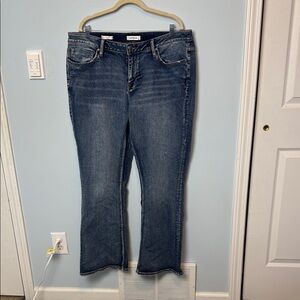 Vigoss Medium Blue Flare Jeans